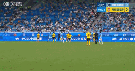 姚均晟远射破荒杨一鸣铲射锁定胜局 深圳新鹏城3-0送西海岸14轮首败