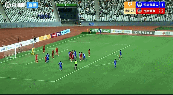 头球双响杜加利奇连扳两球 深圳青年人主场3-3险平定南赣联