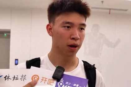 王钰栋:赛季第8球后放话,先给浙江队拿个冠军