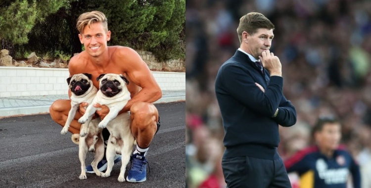 略伦特爱犬名叫安菲尔德,杰拉德开玩笑:我的狗狗可以叫古迪逊 略伦特爱犬名叫安菲尔德,杰拉德开玩笑:我的狗狗可以叫古迪逊
