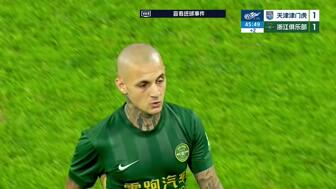 [进球视频]个人能力体现！米特里策世界波破门，浙江1-1扳平津门虎